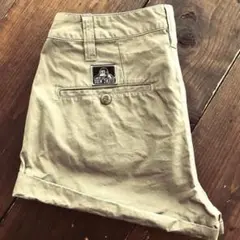 ベンデイビス BENDAVIS ショートパンツ M カーキ ロールアップ