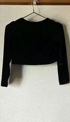 ●サイズ120●ブラックベルベットボレロ●サイズ違い有