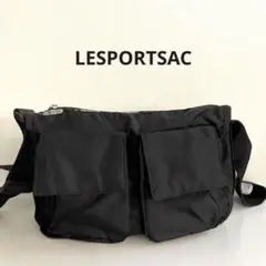 【LESPORTSAC】レスポートサック 【黒】ショルダーバック 小さめサイズ