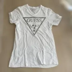ハワイ購入GUESS ホワイト Tシャツ XSサイズ