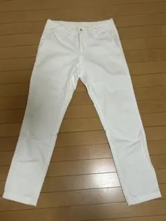 UNIQLO ホワイト メンズチノパン ウエスト79cm
