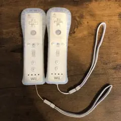 Wiiリモコン 2個セット Wiiコントローラー　任天堂【白】