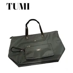 美品 tumi トゥミ コンパクト バック ナイロンバック ポーチ付き
