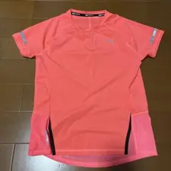 PUMA RUNNING ピンク Tシャツ Jr.Lサイズ
