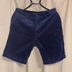 美品　RAGEBLUE ネイビー コーデュロイ ショートパンツ