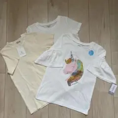 ★全て新品★ キッズTシャツ　3枚セット　約130cm