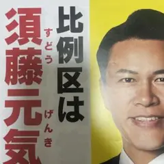 （新品未使用）国民民主党　須藤元気　チラシ