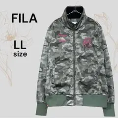 FILA フィラ 美品 迷彩柄 ブルゾン アウター ジャンパー 迷彩