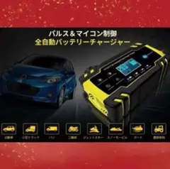 車バッテリー充電器☆12/24V兼用で超便利❣初心者でも安心安全&操作簡単♪❤