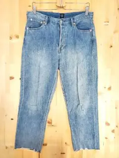 送料無料 GAP ギャップ ライトブルーダメージデニム ボーイフレンド 春夏