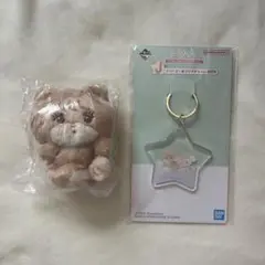 mikko ガチャ ぬいぐるみ ラテ 一番くじ クリアチャーム ラテ、キャミー