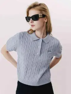 THE TOÉ HERALD SHORT SLEEVE POLO KNIT