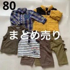 秋冬 ベビー服80㎝セット（アウター・シャツ・パンツなど）