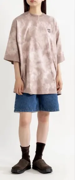 1度着用 今期 pheeny タイダイ Tシャツ ブラウン 25SS