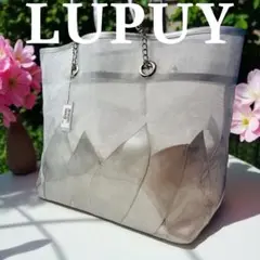 タグ付き✨ LUPUY リュピュイ プールバッグ 花 チェーントート 肩掛け