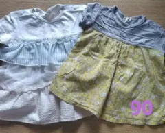 kid's zoo 90　トップス2枚セット