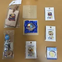 【新品未使用】セントレア なぞの旅人フー ピンバッチ キーホルダー 7個セット