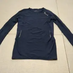 Skins A400 M ブラック 長袖コンプレッションシャツ　1