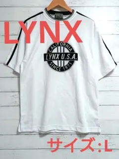 【LYNX】Ｔシャツ　半袖　サイズ:L