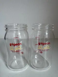 pigeon ガラス製 哺乳瓶 160ml 2個セット