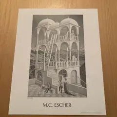 M.C.エッシャー だまし絵 トリックアート エッシャー アートポスター