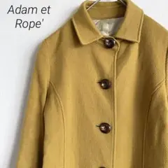 ADAM ET ROPE' ロングコート ステンカラーコート カシミヤ ウール