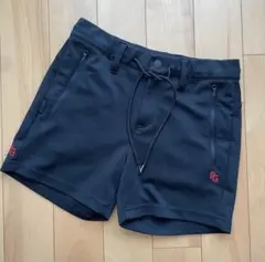 パーリーゲイツ ショートパンツ レディース ネイビー サイズ0 シンプル 無地