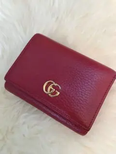 【正規品】GUCCI マーモント コンパクト 三つ折り 財布