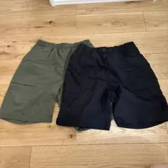UNIQLO ギアショートパンツ　半ズボン 160センチ　２枚セット　撥水