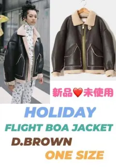 新品❤HOLIDAY ホリデイ/FLIGHT BOA JACKET