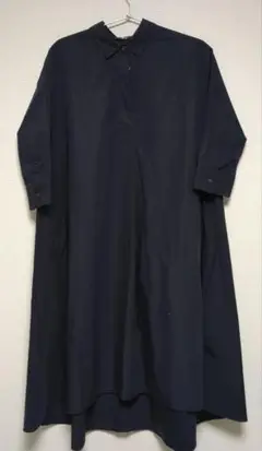 UNIQLO シャツワンピース 七分袖