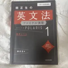 大学入試問題集 関正生の英文法ファイナル演習ポラリス[1 標準レベル]