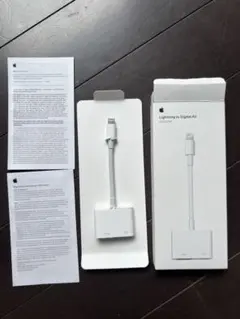 純正 Apple ライトニングケーブル HDMI 変換アダプタ