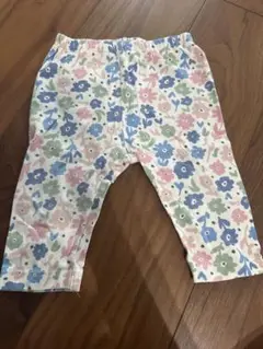 花柄コットンパンツ 90cm