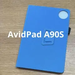 AvidPad A90S ケース 保護カバー 11インチ PUレザー ブルー 青