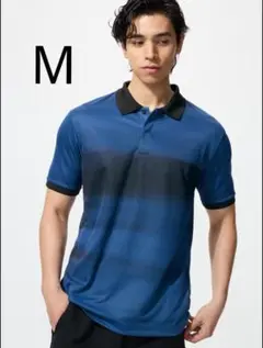★新品未使用★UNIQLO ユニクロ ドライEXポロシャツ 錦織圭モデル ブルー