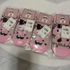 My Melody ピンクソックス リボンハート　4足セット