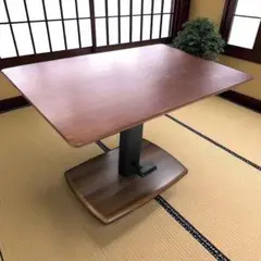 409 ダイニングテーブル 昇降式 木製 昭和レトロ アンティーク インテリア