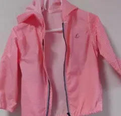 PETIT BATEAU ピンクストライプジャケット 24m