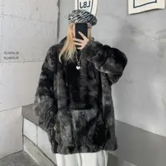 【本日限定!!】もこもこパーカー★グレーあったかルームウェア☆グレー✬秋冬服