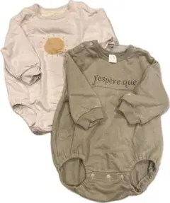 tete a teteロンパース2枚セット70