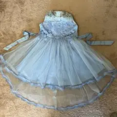 ドレス　子ども　水色　110センチ