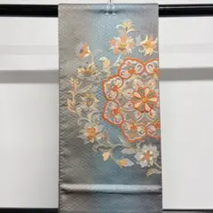 グラデーションに華紋や鳥が織られた袋帯 着物