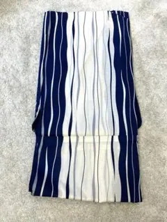 【セール品】メンズ　サンプル浴衣 ストライプ 紺