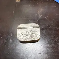 イギリス製　ピューターの小物入れ