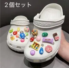 ジビッツ クロックス サンダルアクセサリー m&m 20ピース　2個セット