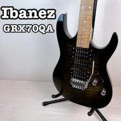 極美品 Ibanez Gio GRX70QA-TKS ストラトシェイプ【整備品】 Gio Ibanez GRX70QA TKS (Transparent Black Sunburst) エレキ