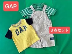 GAP オーバーオール　サロペット　ポロシャツ　Tシャツ 3点セット　90cm
