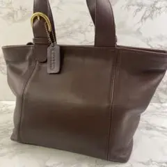 COACH オールドコーチ グローブタンニン 本革 レザー ハンドバッグ
