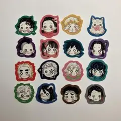 鬼滅の刃　原画展　フレークシール　16枚